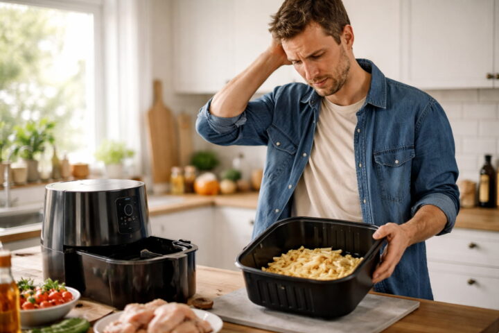 Typische Fehler bei der Nutzung einer Heißluftfritteuse führen zu schlechten Garergebnissen